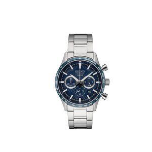 Seiko Essentials Blue Dial Men's Quartz Chronograh Watch SSB445